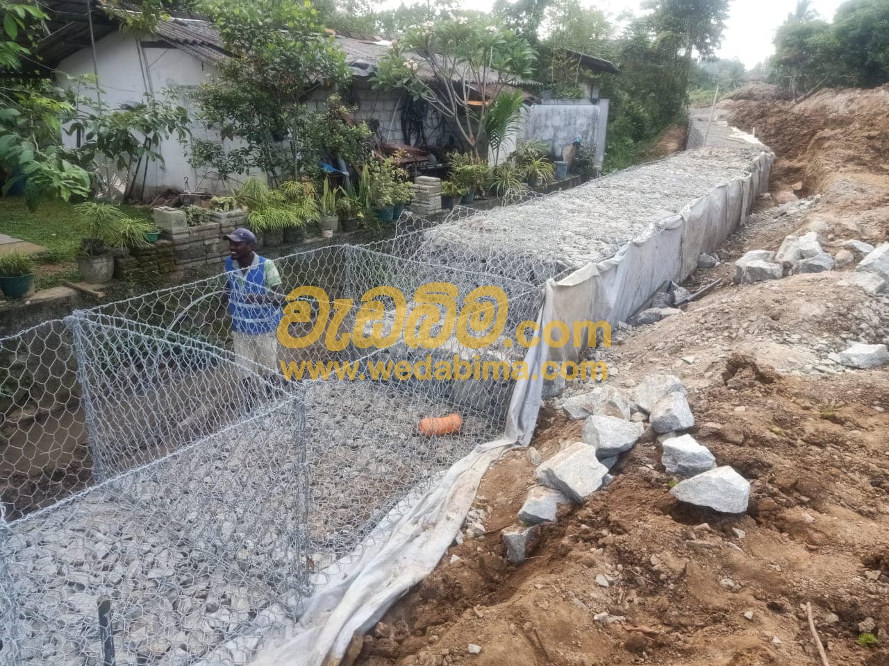 Gabion Wall construction Contractors Sri Lanka