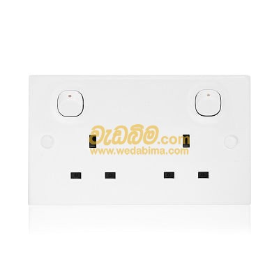 Cover image for 13A Twin Socket Outlet