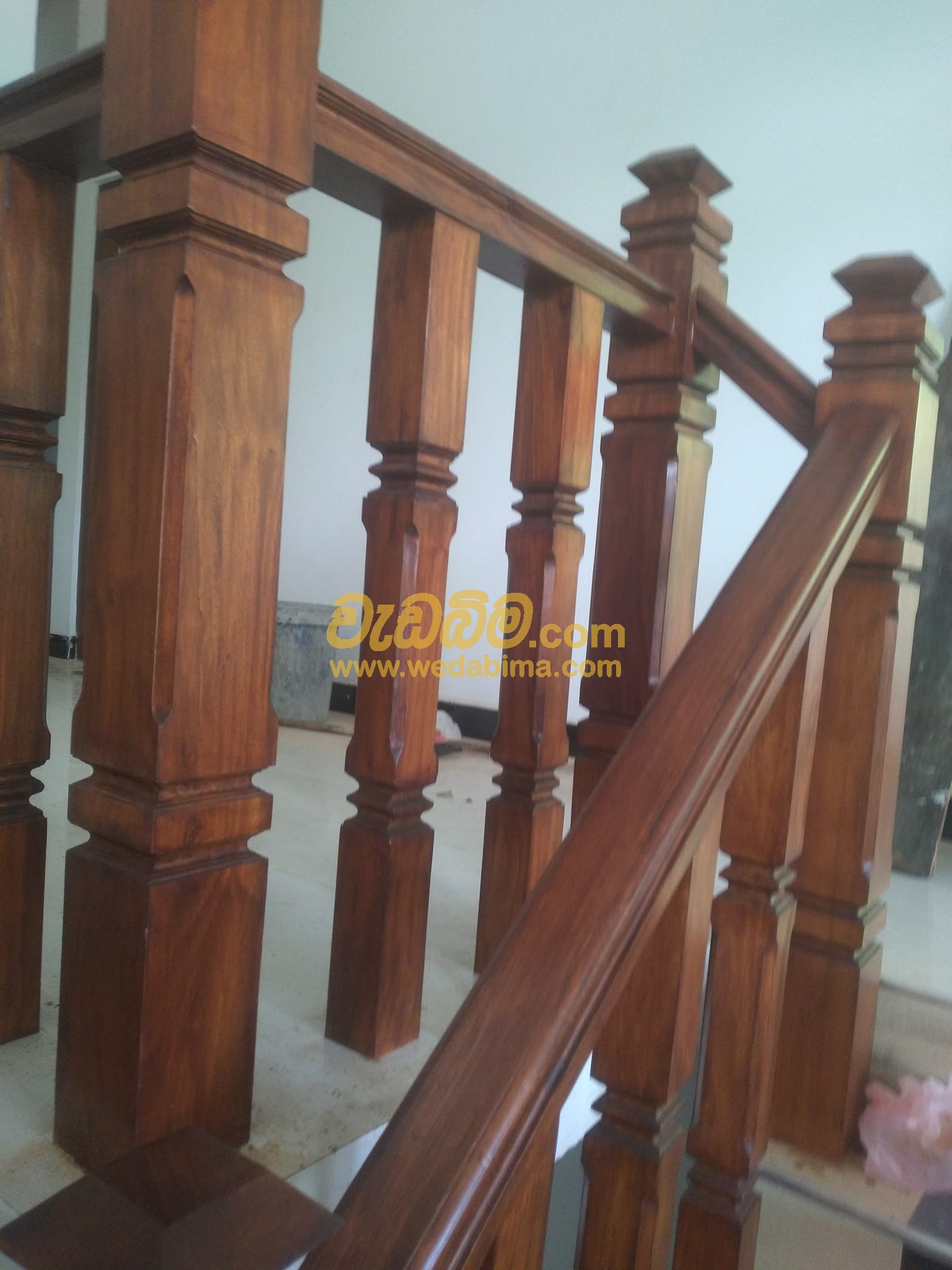 Wooden Staircase in Ratnapura