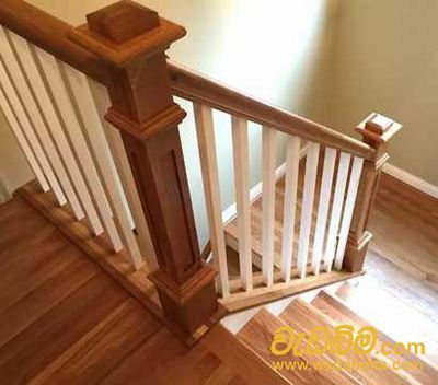 Cover image for wood finished stair case