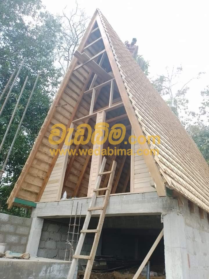 Low cost wooden House in Srilanka