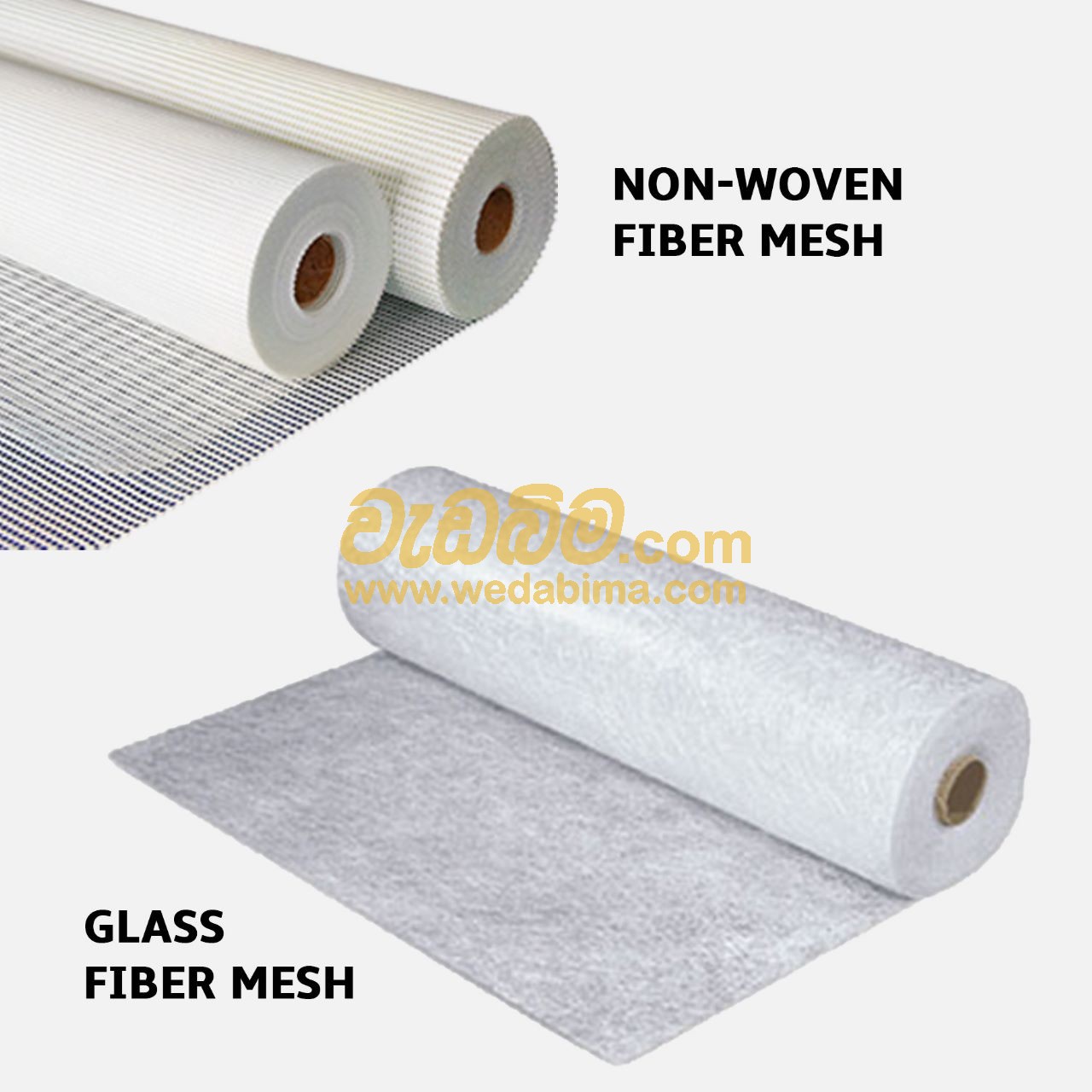 Fibers glass mesh for waterproofing work