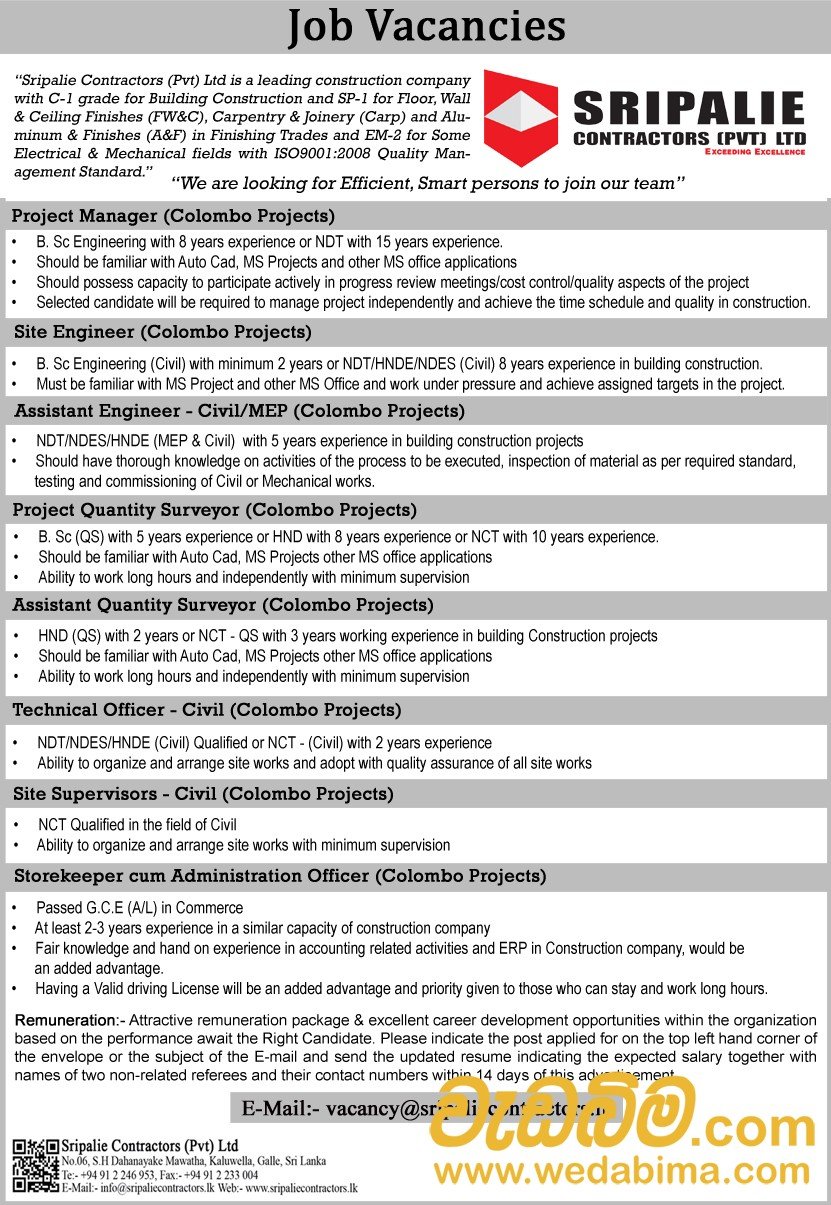 Job vacancy post on 2020-02-10