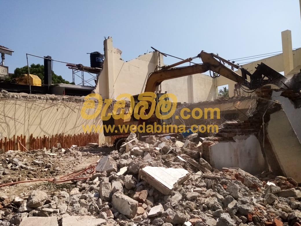 Demolition Services Price In Sri Lanka