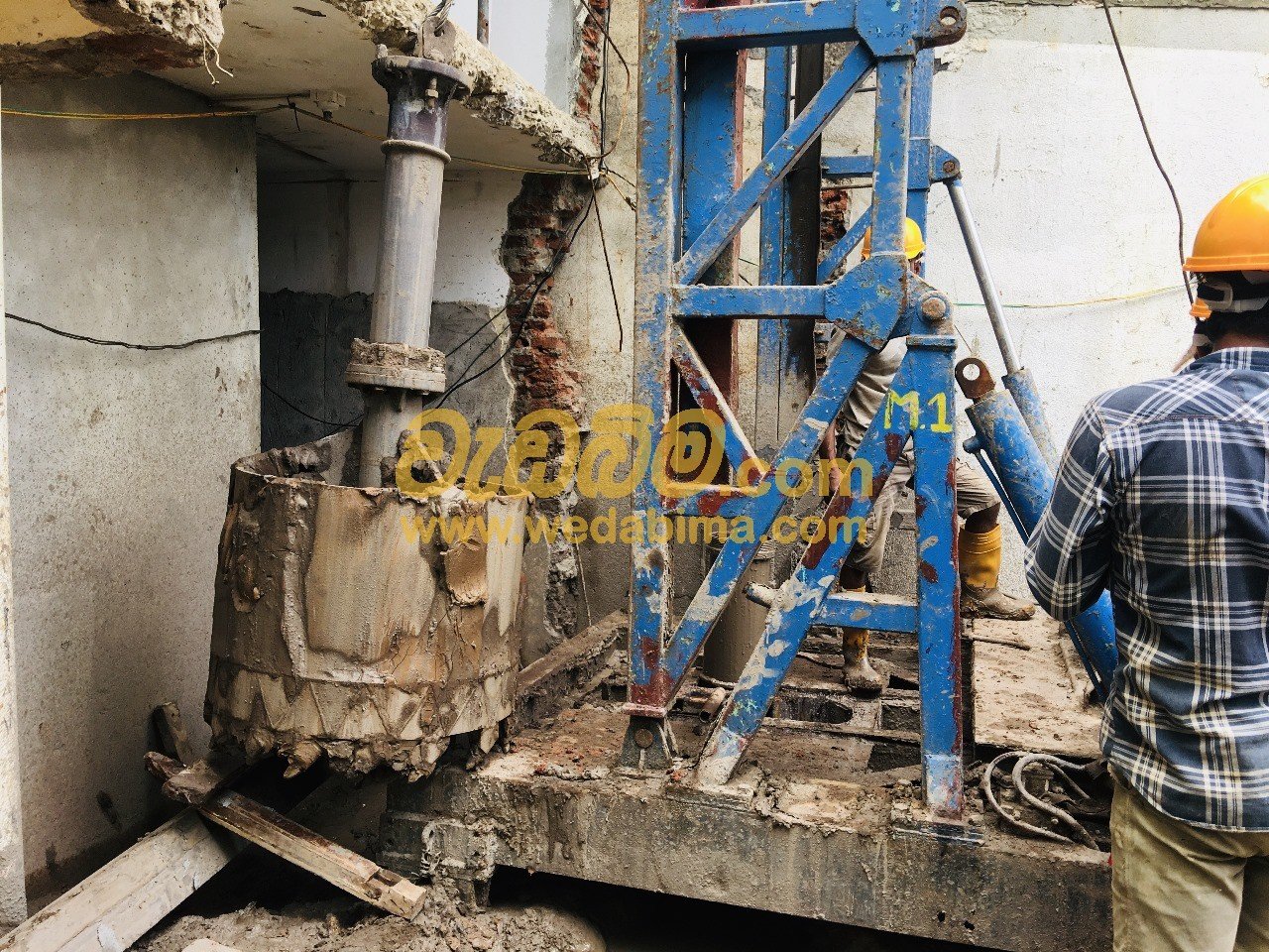 Piling and pile base Grouting Construction In Avissawella