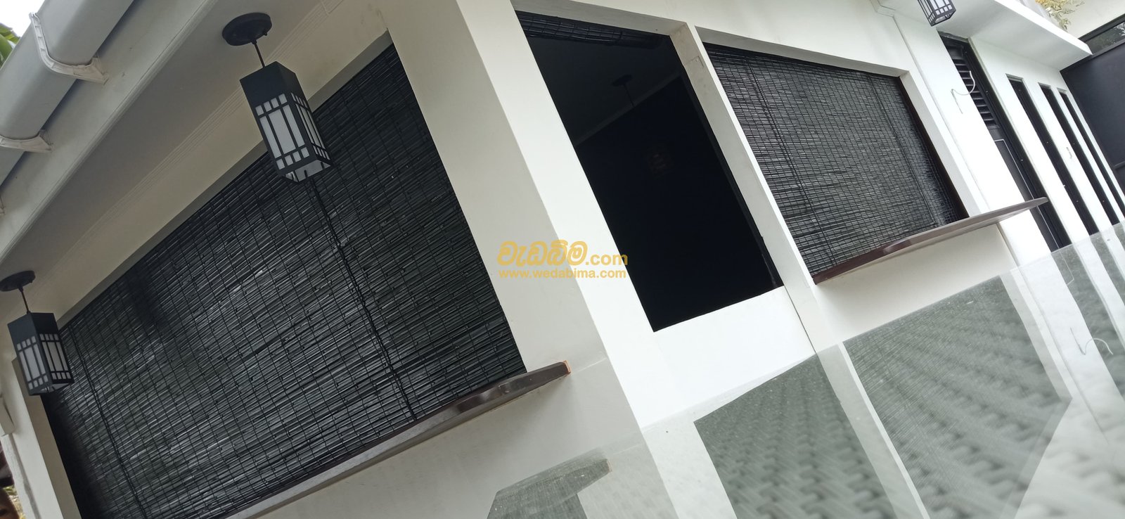 Outdoor Bamboo blinds price in Bandaragama