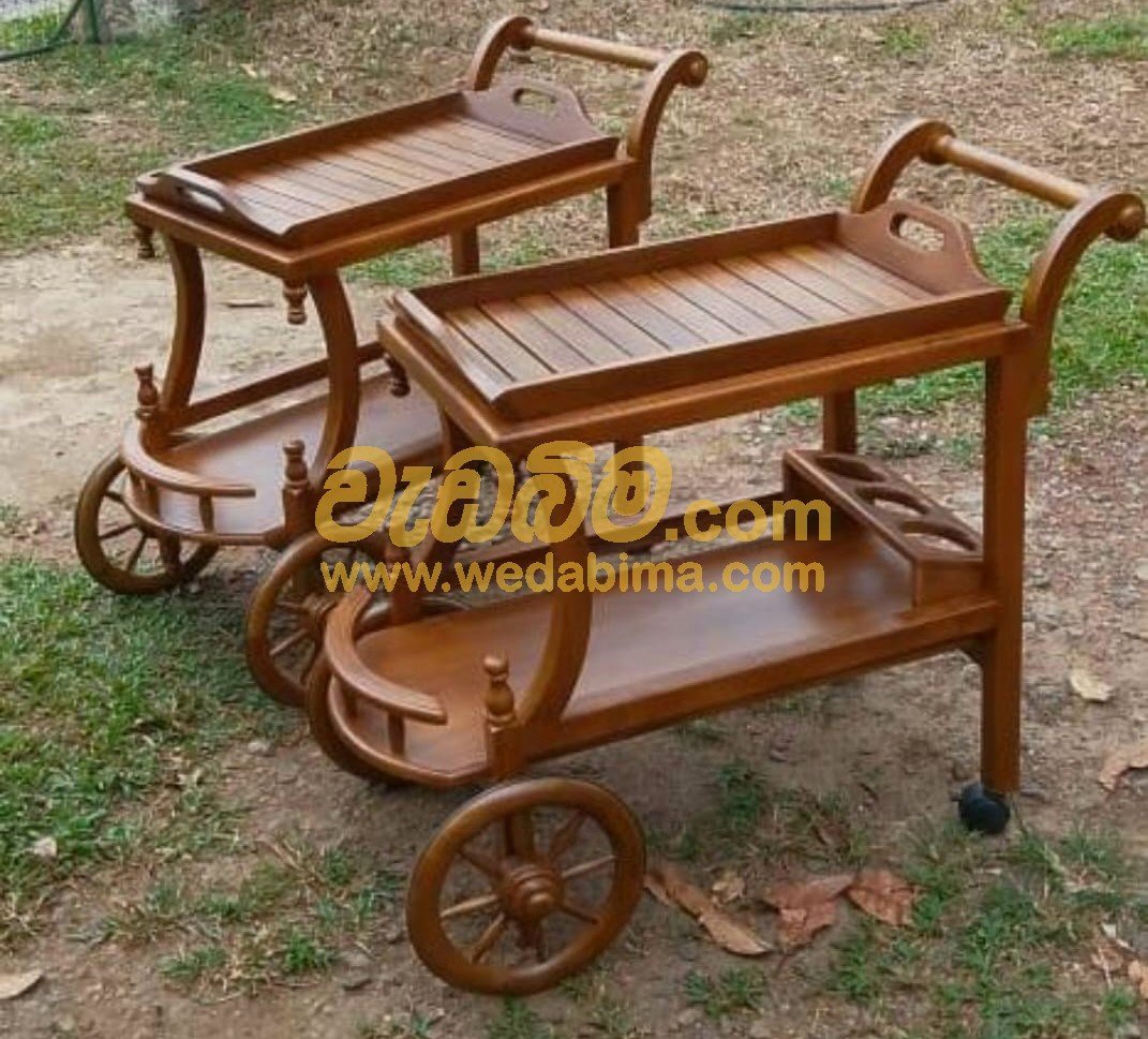 Wooden work in Piliyandala