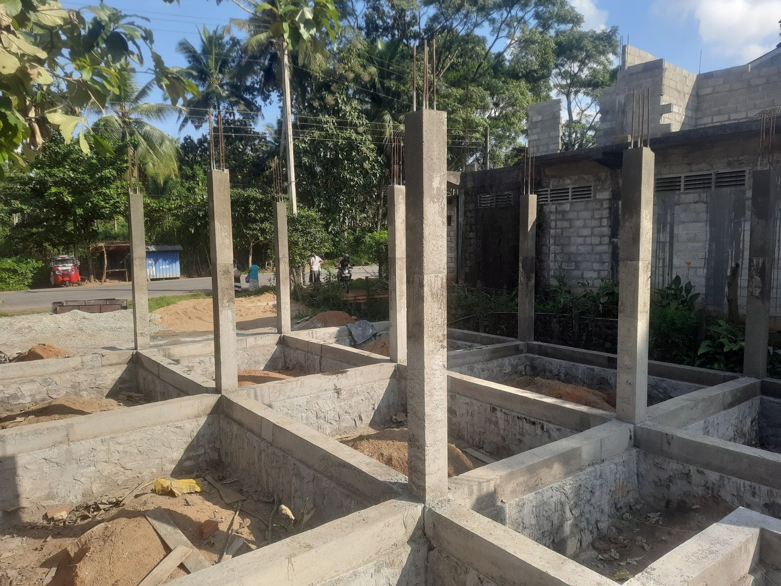 Concrete slab and shuttering work gampaha