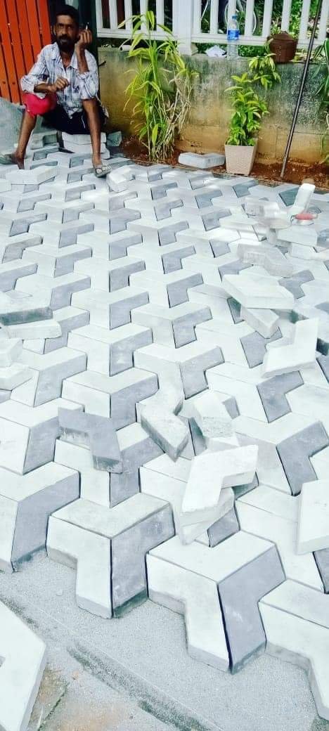 Interlock Paving Design in gelioya, sri lanka