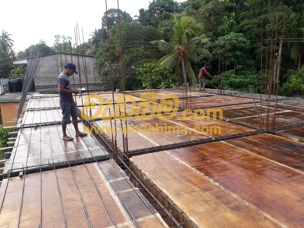 Slab and Shuttering Construction - Galle