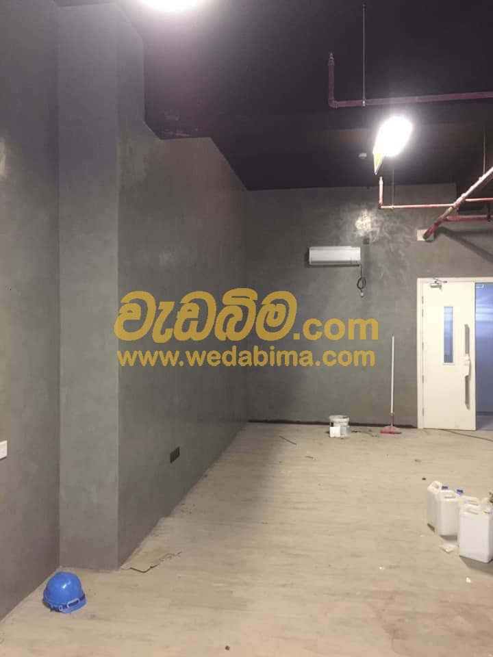 Titanium Cement Floors and Walls