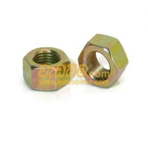 Hex Nut Yellow Zinc Plated