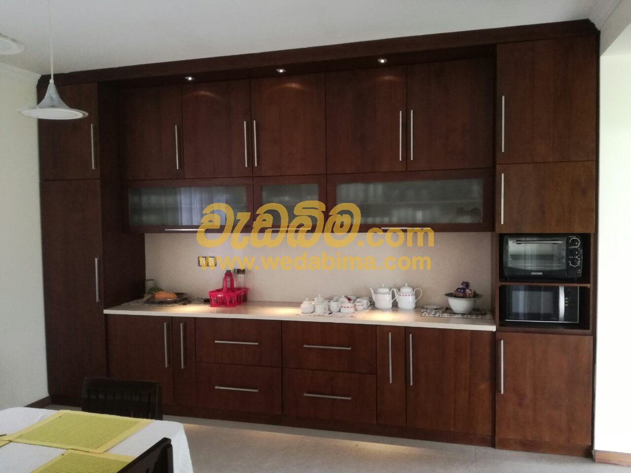 Mahogany & Teak Pantry Designs Sri Lanka