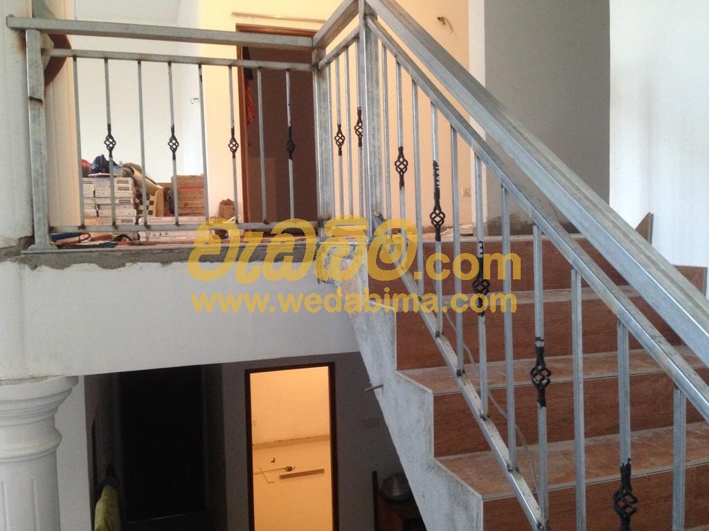 Steel Handrailing Work Sri Lanka