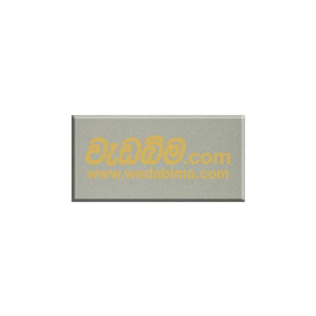 4mm 12 1/2x4 Feet Single Side Champagne Silver Aluminium Composite Panel
